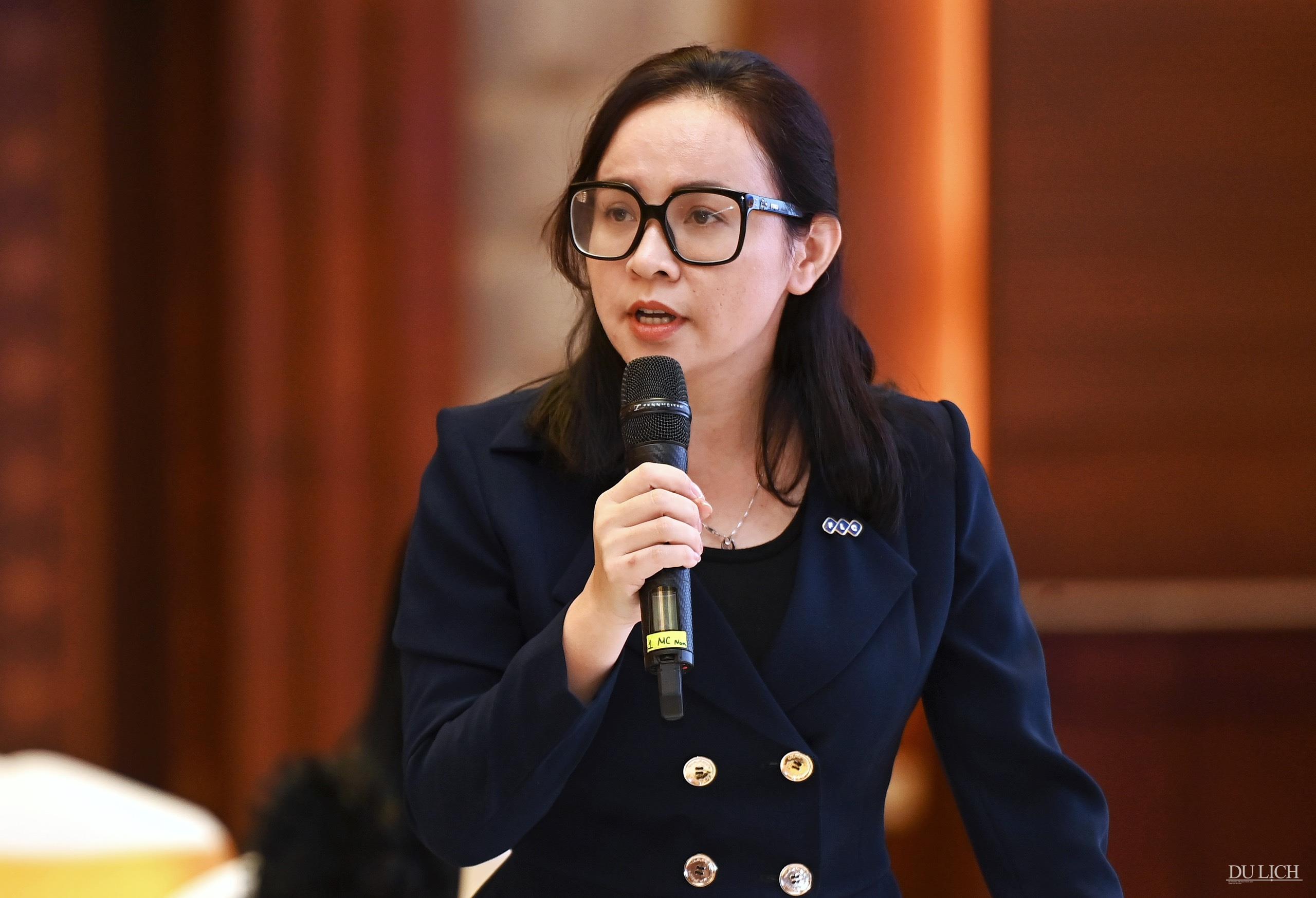 Bà Bùi Hải Huyền, Thành viên Hội đồng quản trị, Tổng Giám đốc Tập đoàn FLC đề xuất tại Tọa đàm
